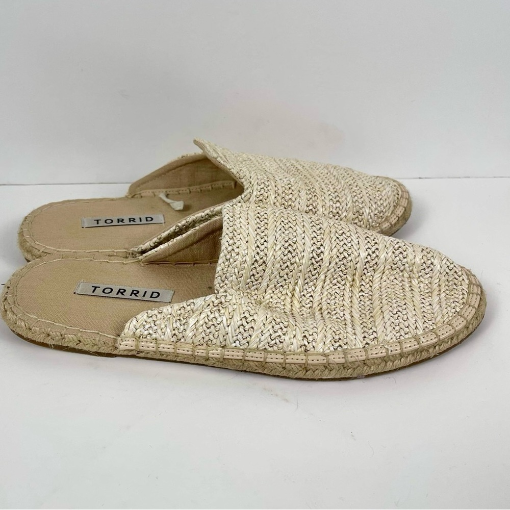 Torrid Slip-On Espadrille Mule, Women’s Size 10.5 Wide - Picture 7 of 9